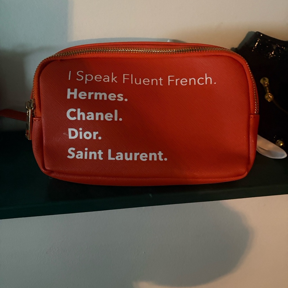 Chic Orange Women's Cosmetic Bag